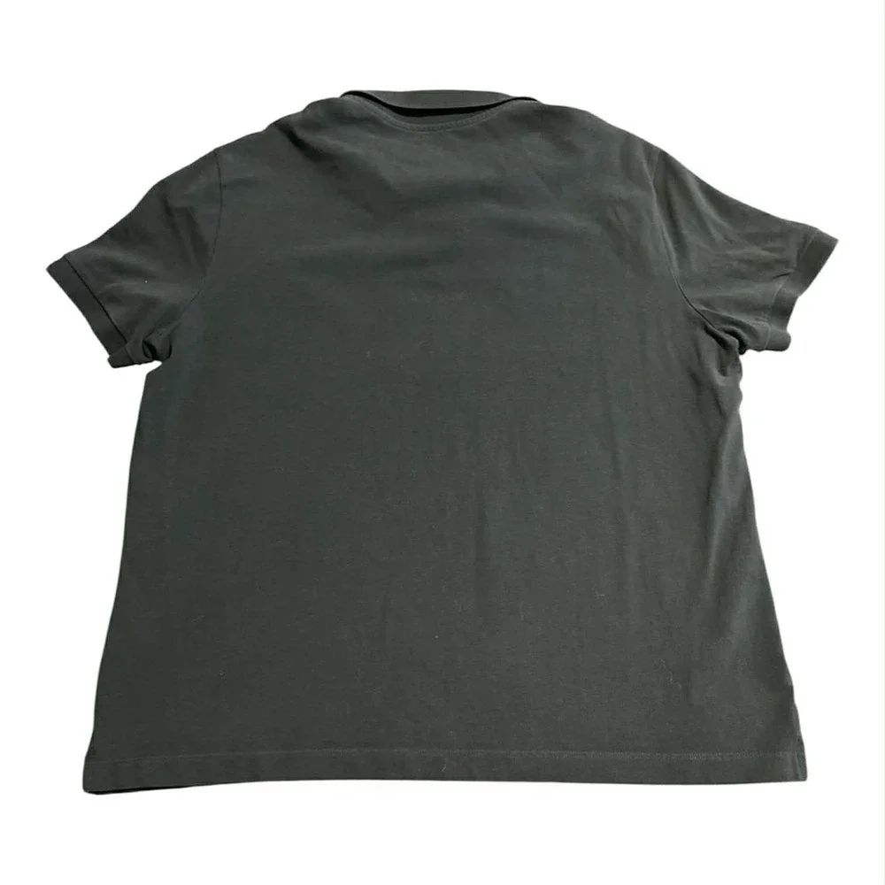 Express Shirt Mens XXL Polo Dark Gray Lion Logo Short Sleeve Casual‎